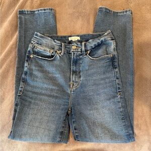 Good American Always Fit Straight Leg Jeans